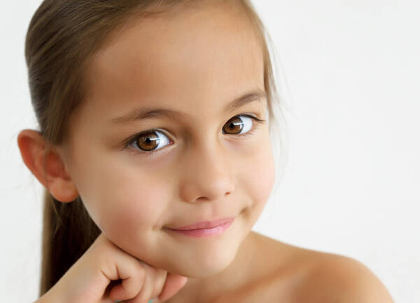 Portrait eines jungen Mädchens.