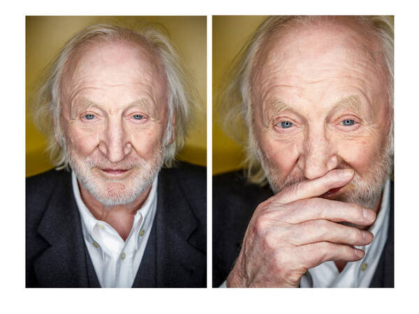 zwei Portraits vom österreichischen Schauspieler Karl Merkatz