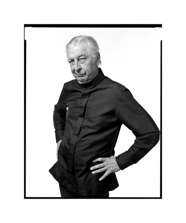 Portrait von Franz Gollner. Schwarz-Weiß.