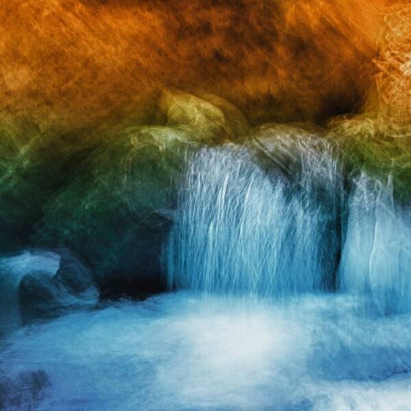 Abstraktes Bild von fließendem Wasser.