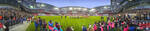Panoramabild aus dem Fussballstadium in Salzburg.