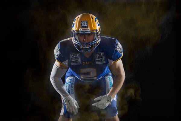 Portrait des Graz Giant Linebacker Thomas Schnurrer