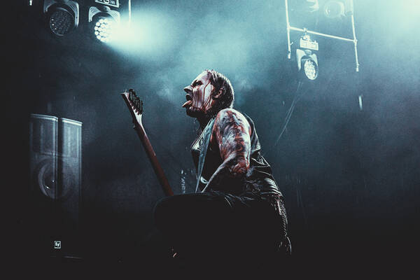 Foto von einem Liveauftritte der Heavy Metal Band Belphegor im Jahr 2018